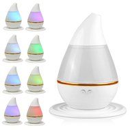 Pokin LED Lights Lamp Ultrasonic Home Humidifier Air Diffuser Purifier Atomizer (White)