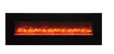 Amantii Wall Mount / Flush Mount Series Electric Fireplace with Ember Media Kit, 72 Inch N6