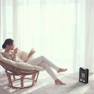 Royal Ceramic Heater [1500W] - 3 Adjustable Settings With Oscillation - Portable Electric Space Heater Fan, Maximum...