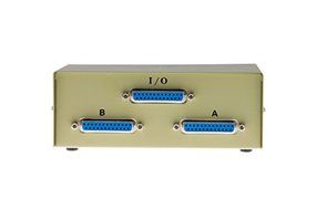 2 to 1 Parallel Printer Switchbox with DB25 Female Ports N4