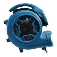 XPOWER P-830 1 HP 3600 CFM 3 Speeds Professional Air Mover Careprt Dryer Floor Fan - Blue