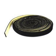 uxcell Black 5m 16.5ft Length Car Speaker Sealing Tape N2