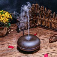 UINSTONE Essential Oil Diffuser Humidifier, Wood Grain Ultrasonic Diffuser Cool Mist Humidifier for Home, Yoga...