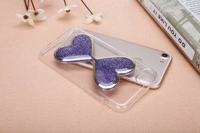 iPhone 7 Case,Phezen Bling Glitter Soft Gel Clear TPU Case for iPhone 7 ,Glow in the Dark Luminous Heart Flowing...