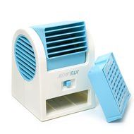 DShop Desktop Dual Bladeless Portable Adjustable Angles Scented Air Conditioning Air Cooler USB Electric Mini... N5