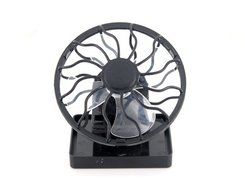 Solar Cell Energy Panel Fan Room Sun Ventilator (Black) N5