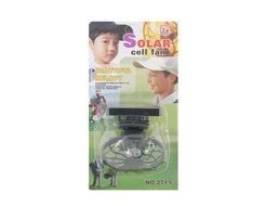 Solar Cell Energy Panel Fan Room Sun Ventilator (Black) N6