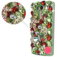 LG G5 Case, LG G5 Bling Case-Spritech(TM) 3D Handmade Colorful Diamond Bling with Butterfly Flower Decoration... N8