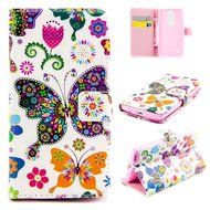 LG Leon/LG Tribute 2 LS665 Case-Yaheeda Pu Leather Wallet Flip Open Pocket ID Card Holder Slots Case Pouch Cover...