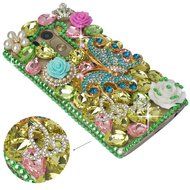 LG G5 Case, LG G5 Bling Case-Spritech(TM) 3D Handmade Colorful Diamond Bling with Butterfly Flower Decoration... N11