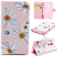 LG Leon/LG Tribute 2 LS665 Case-Yaheeda Pu Leather Wallet Flip Open Pocket ID Card Holder Slots Case Pouch Cover... N4