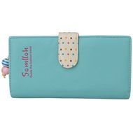Spritech(TM) Women Girl PU Leather Clutch Wallet Credit Card Holder Zip Phone Handbag N24