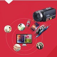 PowerLead Puto PLD078 2.7" LCD Screen Digital Video Camcorder Night Vision 24MP Camera HD Digital Camera N8