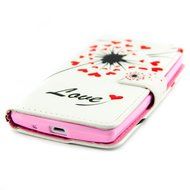 LG Leon/LG Tribute 2 LS665 Case-Yaheeda Pu Leather Wallet Flip Open Pocket ID Card Holder Slots Case Pouch Cover... N6