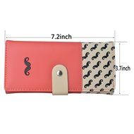 Spritech(TM) Women Girl PU Leather Clutch Wallet Credit Card Holder Zip Phone Handbag N32