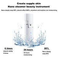 BC CE and RoHS Standard Rechargeable Lash Nano Mister Facial Nano Spray Beauty Humidifier BC-1103B White Color N2