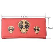 Spritech(TM) Women Girl PU Leather Clutch Wallet Credit Card Holder Zip Phone Handbag N35
