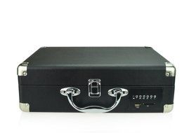 Digitnow！Audio Vinyl Motion | Portable Briefcase Style Turntable with Built-in Stereo Speakers and USB Conversion... N5