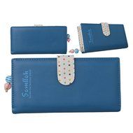 Spritech(TM) Women Girl PU Leather Clutch Wallet Credit Card Holder Zip Phone Handbag N38