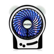 Portable USB Mini Fan, OXOQO Desk Desktop Table Electric Quiet Fan with LED Light, Built-in 2500mah Rechargeable... N3