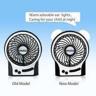 Portable USB Mini Fan, OXOQO Desk Desktop Table Electric Quiet Fan with LED Light, Built-in 2500mah Rechargeable... N4
