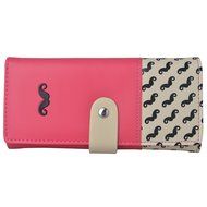 Spritech(TM) Women Girl PU Leather Clutch Wallet Credit Card Holder Zip Phone Handbag N41