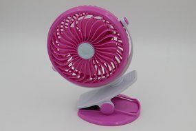 Taousa 70240 5-inch Vanes Portable Mini Clip-on Rechargeable Fan Outdoor Cooling Fan, Battery / USB Powered, Adjustable...