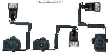 Canon EOS Rebel T3 Flash Bracket (PivPo Pivoting Positioning) 180 Degrees (Canon Shoe)