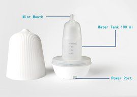 GH Brothers Germ Free Cool Mist Humidifier, White N3