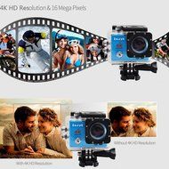 Iearl IE8000 Ultra HD 4K Sport Action Camera 2 Inch WiFi HDMI 16MP 30M Waterproof 170 Degrees Wide Viewing Angle... N5