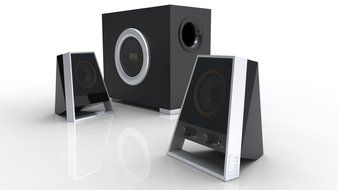 Altec Lansing VS3030 High Performance 2.0 Speaker System N4