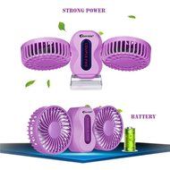 USB Mini Fan,BAVIER&reg; Couples mini fan,Sound-free design Desktop Fan,Portable USB Fan,3 Speed Adjustable,USB Cooling...
