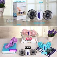 USB Mini Fan,BAVIER&reg; Couples mini fan,Sound-free design Desktop Fan,Portable USB Fan,3 Speed Adjustable,USB Cooling... N3