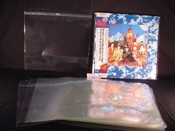 12" LP Outer Sleeves RESEALABLE SelectSleeves Japan Made 40 Micron