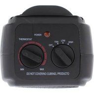 Comfort Zone 1500 Watt Ceramic Heater With Adjustable Thermostat (3, Black)
