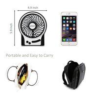 OPOLAR Portable Rechargeable Fan, Mini USB Fan with Upgraded 2200mAh LG Battery, Personal Cooling for Traveling...