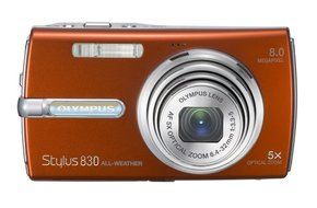 Olympus Stylus 830 8MP Digital Camera with Dual Image Stabilized 5x Optical Zoom (Blue) N8
