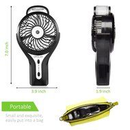 OPOLAR Portable Rechargeable Fan, Mini USB Fan with Upgraded 2200mAh LG Battery, Personal Cooling for Traveling... N2