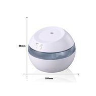 White Mini Humidifier Aromatherapy with USB and Night Light for Sleep ,Office and Travle
