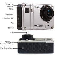 Discovery Adventures HD Sports Action Video Camera 16M 1080p 1.5" LCD 30m Waterproof Wifi Remote Extreme Sport...
