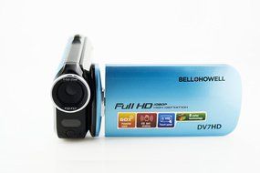 Bell+Howell DV7HD-C Slice2 HD Video Recording Slice2 DV7HD Full 1080p HD Camcorder with Touchscreen and 60x Zoom N9