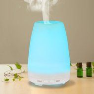 Toprime&reg; 100ML Aroma Essential Oil Cool Mist Humidifier with Waterless Auto Shut-off and 7 Color LED Lights Changing...
