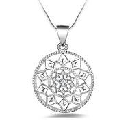 Women &amp; Men Fashion 925 Sterling Silver Plated Pendant Necklace Chain Jewelry N2