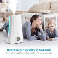 Cool Mist Humidifier with LED Display, TaoTronics Ultrasonic Air Humidifers with Large 5L Capacity, Adjustable... N2