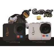Sound Around GDV995BK HD Video Recording Gear Pro Quest Wi-Fi Action Camera/Camcorder, Full HD 1080p Video, 16... N3