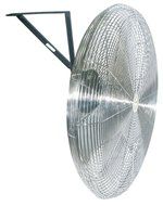 Non-Oscillating Wall/Ceiling Fan 24"Diam. Blade 1 Each