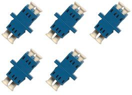 Fiber Optic Cable Adapter/coupler LC-LC Duplex Singlemode 5 Pack