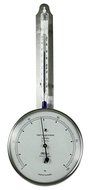 Ambient Weather Fischer 125-01 Instruments Laboratory Grade Indoor/Outdoor Thermometer with Synthetic Hair Hygrometer