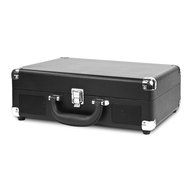 Innovative Technology Nostalgic 3-Speed Bluetooth Suitcase Turntable Black/ Red Model ITVS-550BT BR