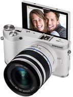 Samsung NX300M 20.3MP CMOS Smart WiFi &amp; NFC Mirrorless Digital Camera with 18-55mm Lens and 3.3" AMOLED Touch... N11